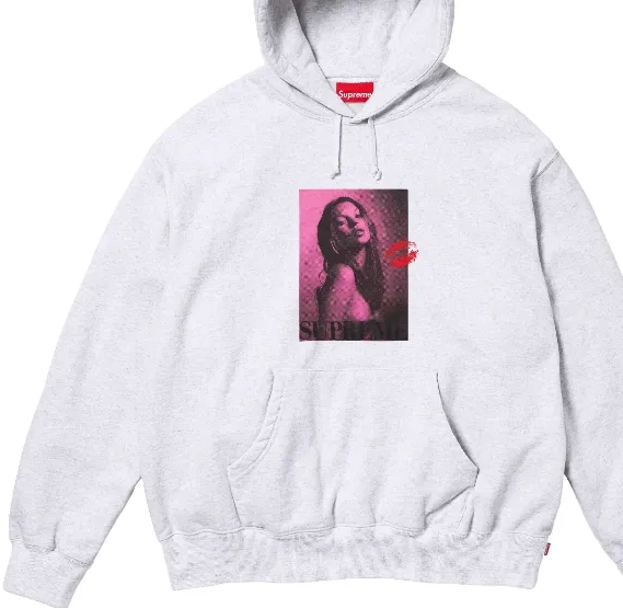 24FW Kate Blue Moss Royal L Portrait Hoodie Light Black Grey Hooded M Chest S XL 0601